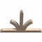 Ekena Millwork Richland Smooth Timber Gable Bracket, Douglas Fir, 72"W x 48"H x 5 1/2"D x 5 1/2"F, 16/12 Pitch GBW072X48X0606RIC00SDF - alternate 5